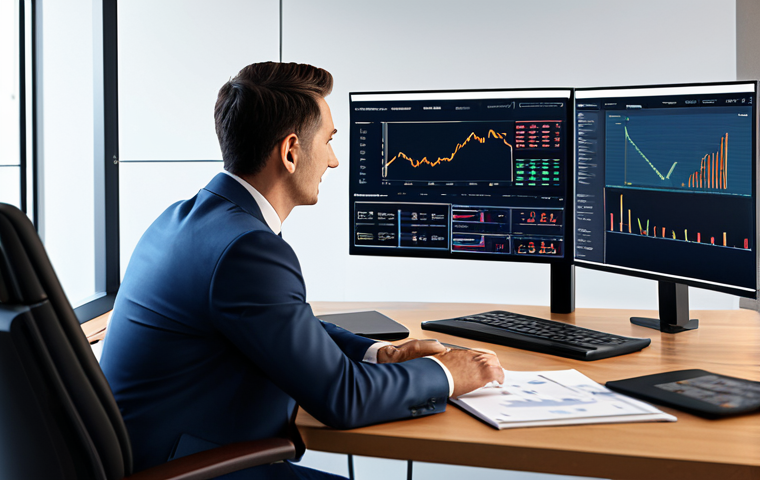 AI-Powered Investment Advisor**
"A professional financial advisor, fully clothed in a modest business suit, consulting with a client in a modern office setting. An AI interface displays data visualizations of investment portfolios. The scene emphasizes trust and technology. Safe for work, appropriate content, perfect anatomy, natural proportions, professional, family-friendly."
**
