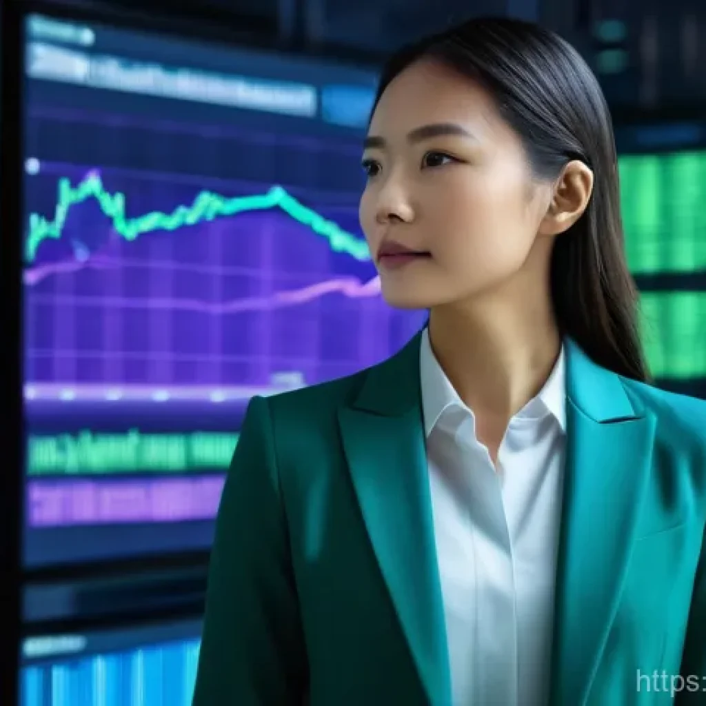 펀드투자상담사 실무를 위한 금융 데이터 해석 - **Prompt 1: The Data-Driven Financial Market Revolution**
A dynamic, high-tech scene depicting a...