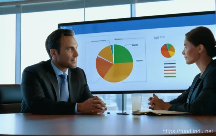 펀드투자상담사와 금융 상품 비교 사례 - **Prompt:** A discerning, smartly dressed East Asian woman in her late 30s sits at a modern, unclutt... 펀드투자상담사와 금융 상품 비교 사례 - **Prompt:** A discerning, smartly dressed East Asian woman in her late 30s sits at a modern, unclutt...