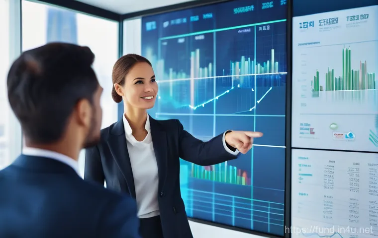 펀드투자상담사와 관련된 금융 상품 사례 - **Image Prompt 1: The Guiding Compass in Financial Complexity**
A professional male financial ad...