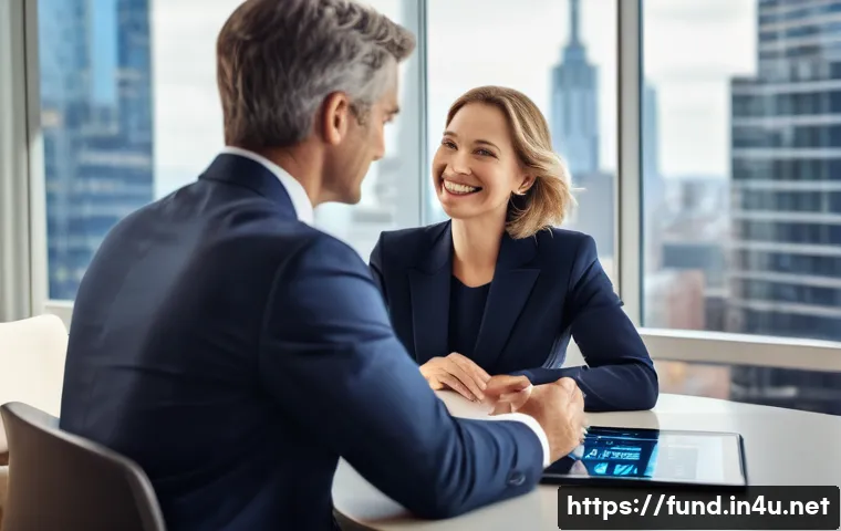 펀드투자상담사로서 금융상품 개발 사례 - **Prompt:** A professional and empathetic female fund investment advisor, in her late 30s with a war...